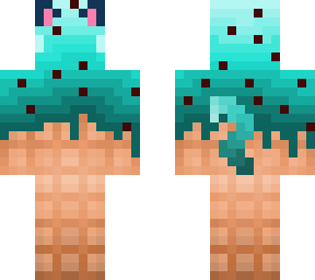 ice cream cat: mint choco ombre
