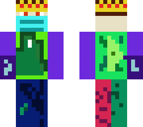 king with mask and glove (infected)
