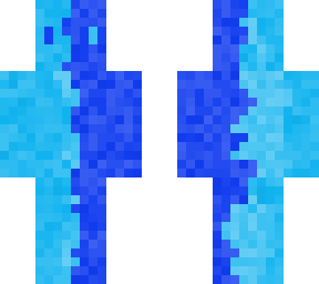 light blue/blue duo skin