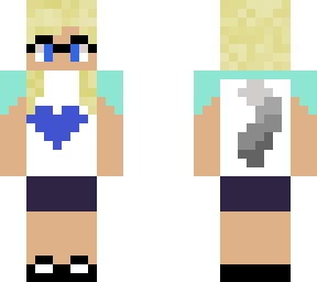 my first ever minecraft skin! ~wolf version~