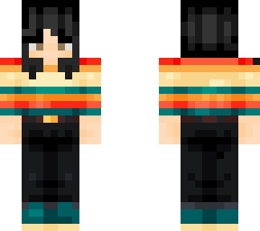 nihachu skin with black hair