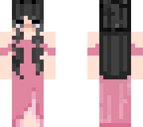 pink wedding dress