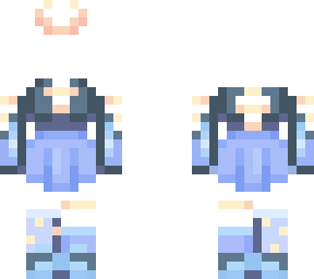 princess of the moon but silver/blue