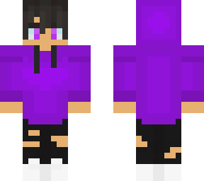 purple hoodie boy