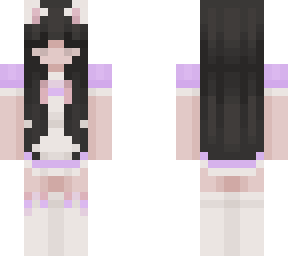 purple/pink maid