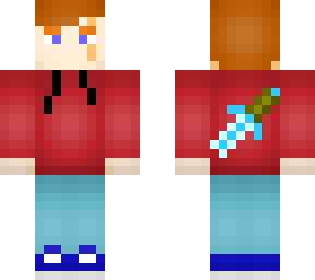 red  boty skinim mc