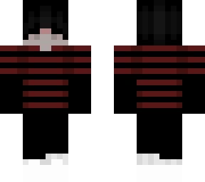 red and black