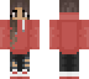red girl sweatshirt