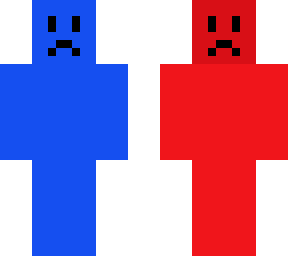 red v blue