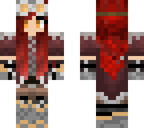 steampunk girl red