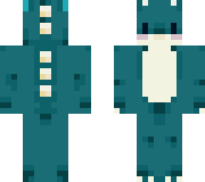 teal dino