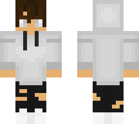 white hoodie boy
