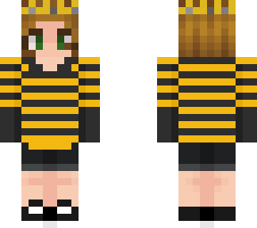 yellow and black outfit