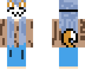 . .   masked fox girl   . .