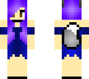 - ''purple hair wolf girl'' - old skin pt.1 desc