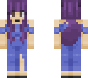 - ''purple hair wolf girl'' - old skin remake pt.2 desc