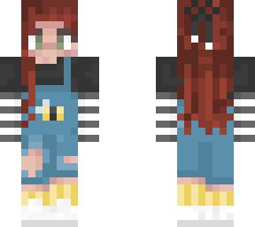 bee overalls girl