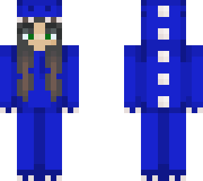 blue dino girl