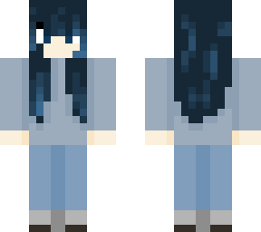 blue girl