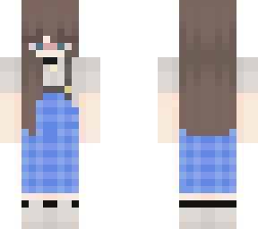blue overalls