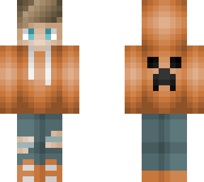 creeper hoodie: little brother skin #2
