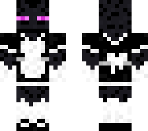 enderman with maid coustume