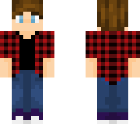 flannel girl with pixie cut