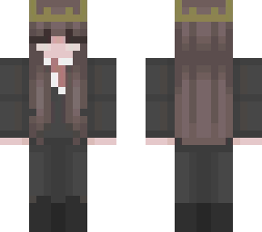 girl in a suit w/ crown