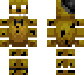 golden freddy suit put whatever inside