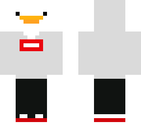 goose drip white hoodie