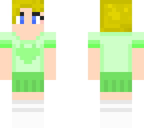 green cheerleader