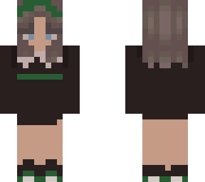 green stripe sweater