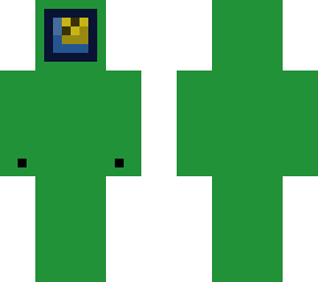 green with sticky note