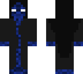 hooded blue figure