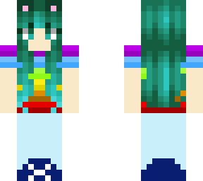 i dinet do the hair and eyes but i added body