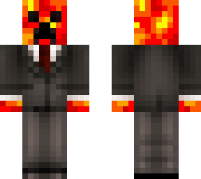 lava creeper in suit