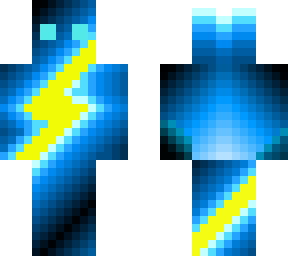 lightning on a blue background