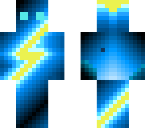 lightning on a blue background v2
