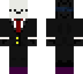 masked enderman in suit
