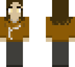 me with a brown leather jacket