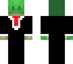 old skin turtle with suit