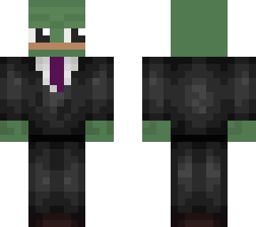 pepe with purple tie