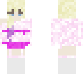 pink and purple kawaii girl