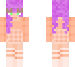 purple-haired girl
