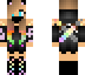 rainbow ninja girl