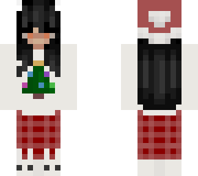 santa hat devil girl