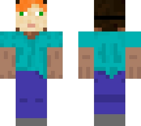 steve with a derp mask