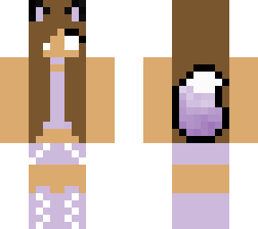 wolf girl pastel