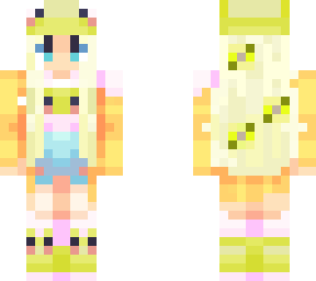 yellow frog girl