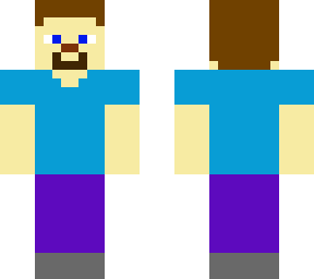 1 color steve